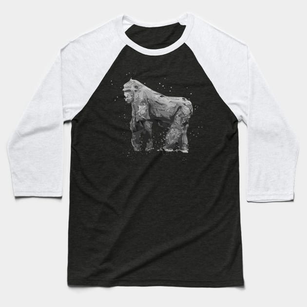 Gorilla - Silverback King of the Jungle Baseball T-Shirt by Shirtbubble